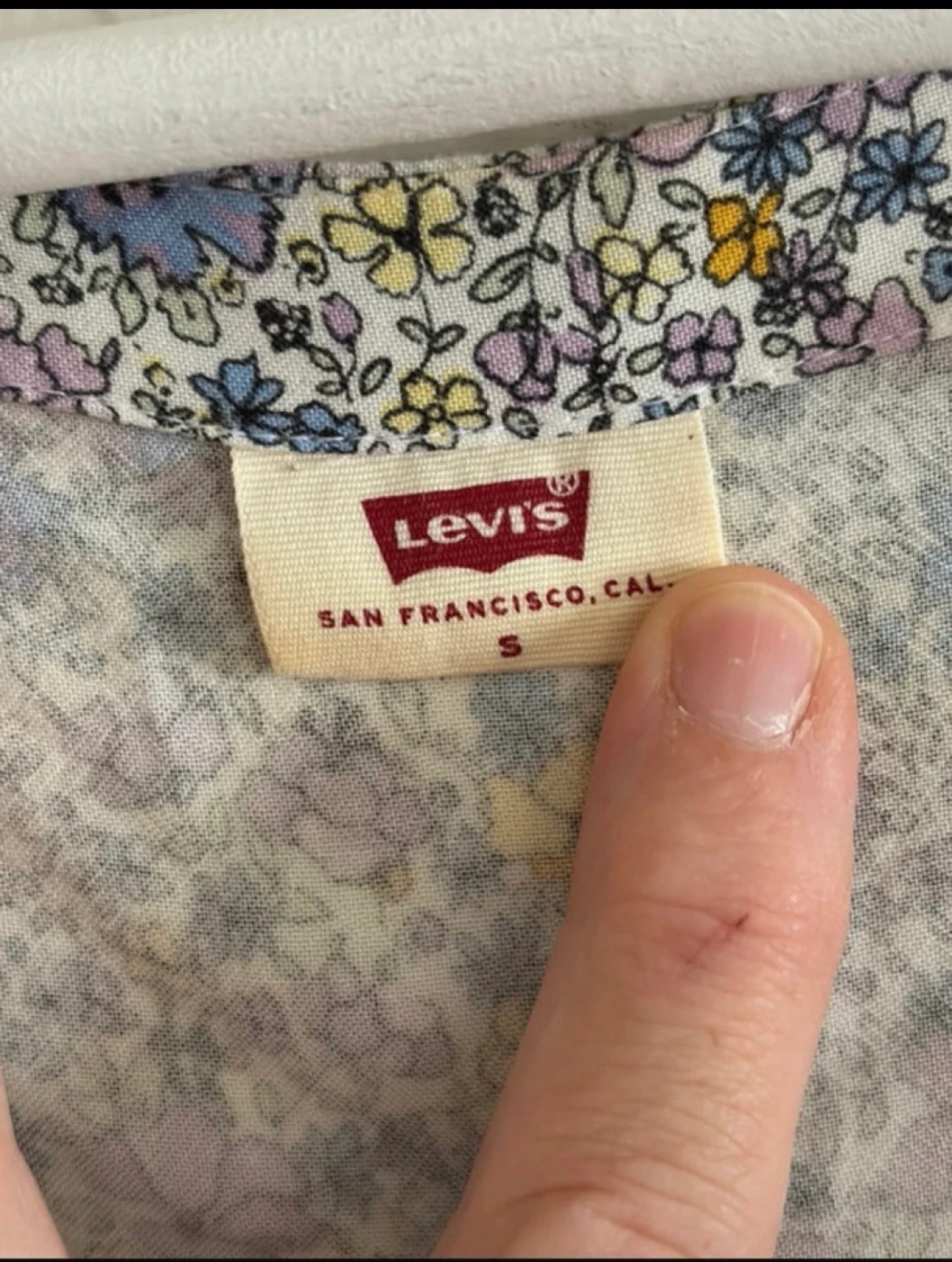 Blouse crop top Levi’s - Levis imprimée liberty taille 36 – photo 3